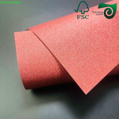 180gsm 230gsm Color Glitter Coated Specialty Paper For Gift  Flower Packaging
