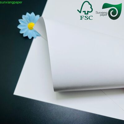 FSC 80gsm 120gsm High Stiffness Uncoated White Virgin Kraft Paper Roll For Packaging Bags