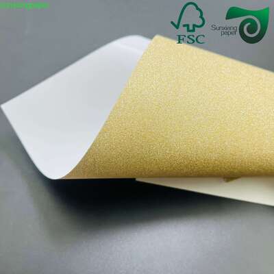 FSC 300gsm Recycled Specialty Colored Cardstock  Custom Color Rigid Paper For Cosmetic Boxes