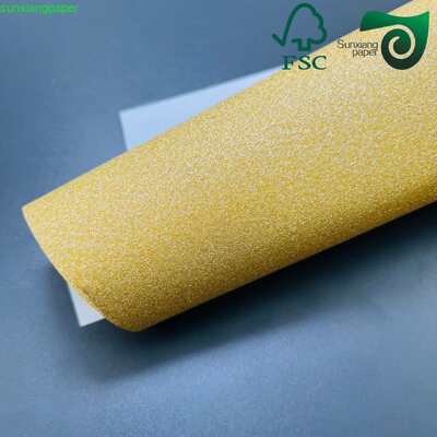 180gsm 230gsm Color Glitter Coated Specialty Paper For Gift  Flower Packaging
