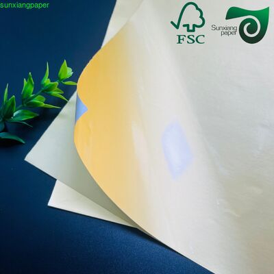 FSC 68gsm Moisture Resistant White Paper Ideal For Wine Glass Beer Bottle Labels