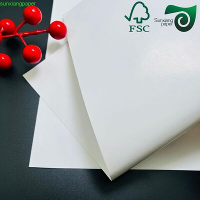FSC 275gsm PE Coated Frozen Food Packaging Board  Food Grade Virgin Wood Pulp