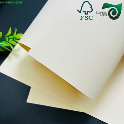 FSC Cream Woodfree Paper 260gsm Ideal For Notebooks Textbooks Publishing Printing