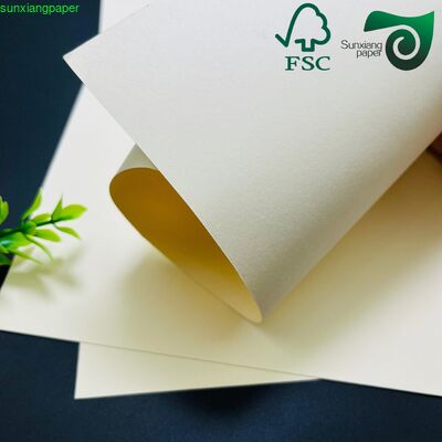 FSC 80gsm Recycled Pulp Cream Woodfree Paper For Notebook Uniform Thickness
