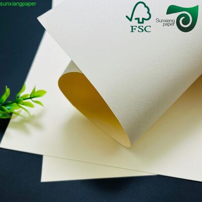 250gsm FSC Certified Cream Wood Free Paper For School Notebooks Books