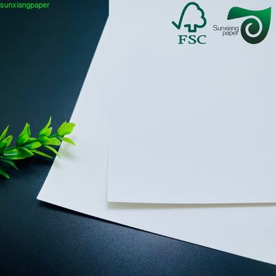 FSC 2mm Thick Recyclable Double Sided White Ivory Board High Stiffness Hangtag Grade