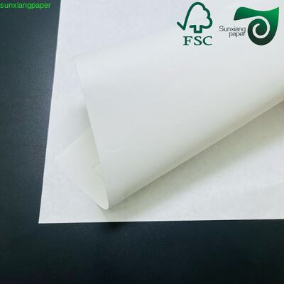 FSC White Oilproof Cupcake Liners Paper For Baking Cups Tray 38gsm 40gsm