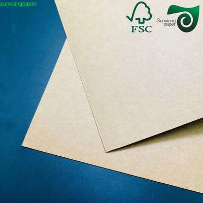 FSC Certified 400gsm 350gsm Brown Kraft Board For Packaging Box Making