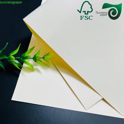 FSC 80gsm Recycled Pulp Cream Woodfree Paper For Notebook Uniform Thickness