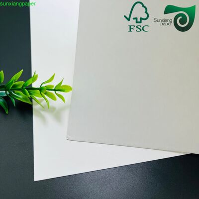 FSC 215gsm 230gsm Food Grade C1S SBS Solid Bleached Board One Side Coated