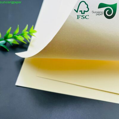 250gsm FSC Certified Cream Wood Free Paper For School Notebooks Books