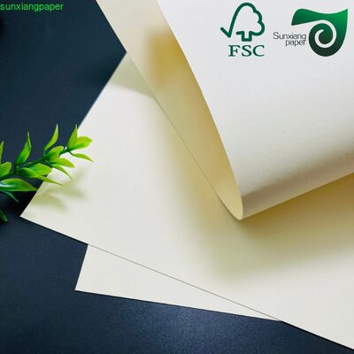 250gsm FSC Certified Cream Wood Free Paper For School Notebooks Books