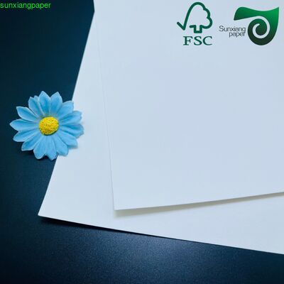 FSC 2mm Thick Recyclable Double Sided White Ivory Board High Stiffness Hangtag Grade