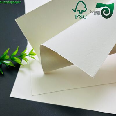 FSC Good Printing Stability 215gsm SBS White Cardboard For Cosmetics Box