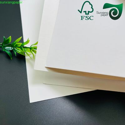 FSC Good Printing Stability 215gsm SBS White Cardboard For Cosmetics Box