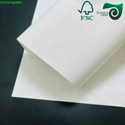 FSC 120gsm Uncoated White Kraft Paper High Strength For Tea Packaging