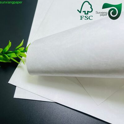 FSC 255gsm 15g PE Coated Frozen Food Grade Paper Moisture Proof For Supermarket Food Packaging
