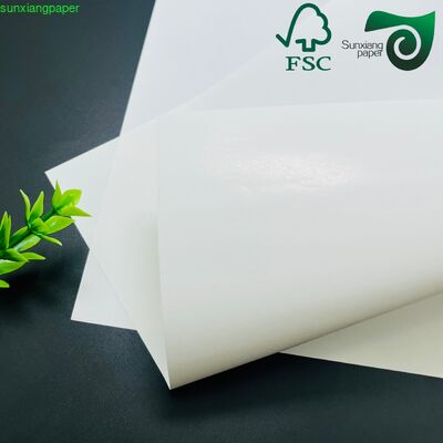 FSC Certified 120gsm 180μM  Double Sided Coated Recycled Stone Paper Board