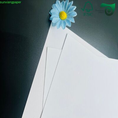 FSC 1.0mm 2.0mm Double White Duplex Board Recycled Pulp Grey Back Duplex Cardboard