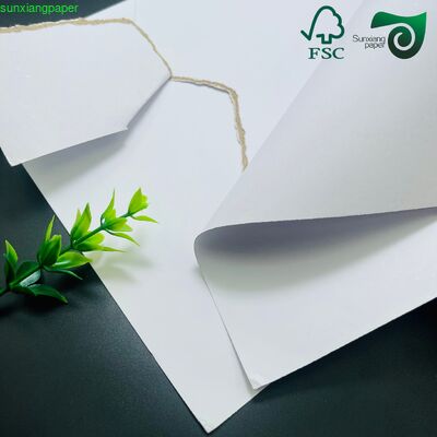 FSC 1.0mm 2.0mm Double White Duplex Board Recycled Pulp Grey Back Duplex Cardboard