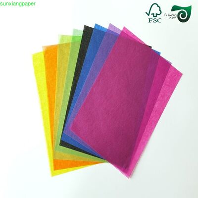Premium Speciality Paper Colored Oil Wax Paper  Double Sided Waxed Moisture Proof Craft Paper