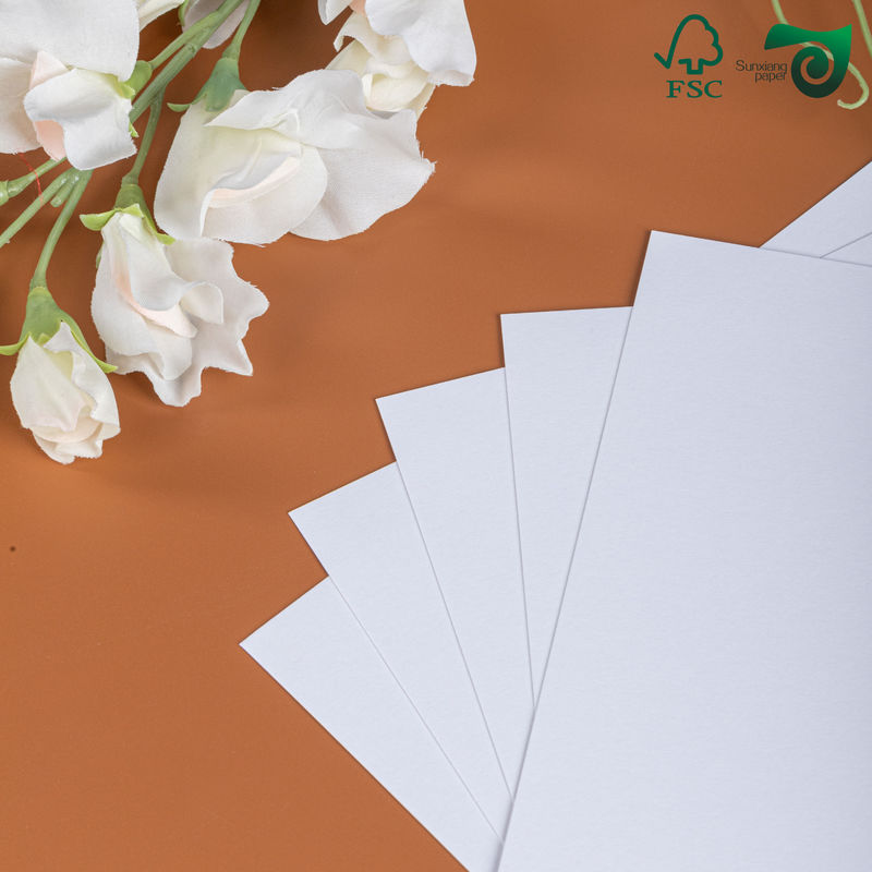 FSC Uncoated Woodfree White Paper  180gsm Wholesale For Shopping Bag Manufacturing