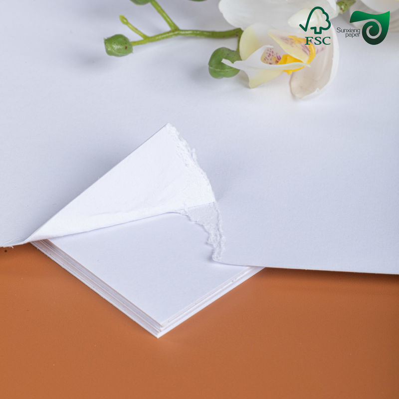 FSC Ivory Board 12pt 14pt Foldcote Board 30 40'' High Stiffness For Cosmetic Boxes