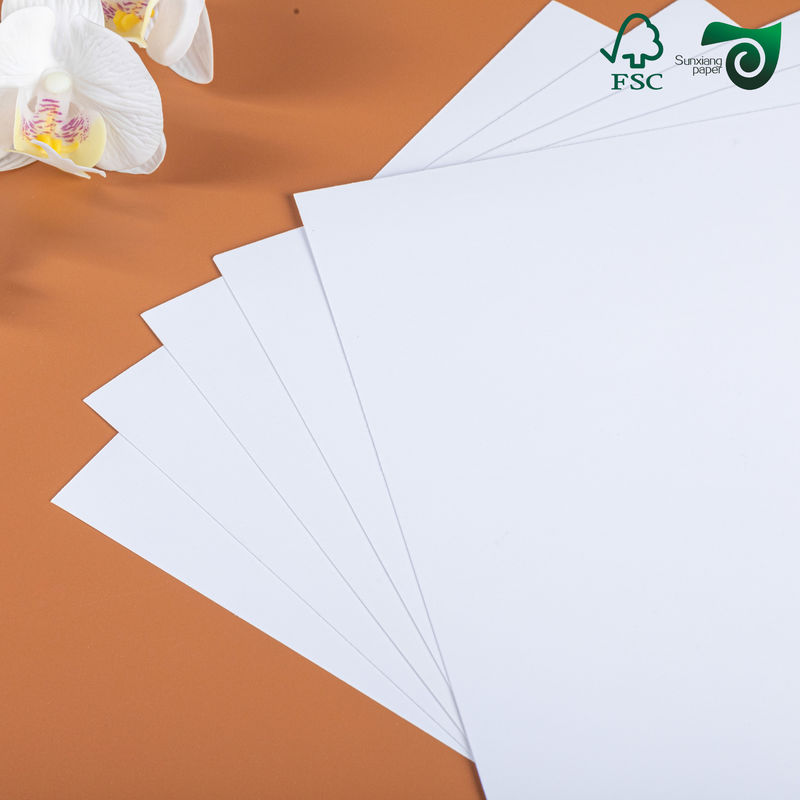 80gsm FSC Super White Gloss Mirror Cast Coated Paper For Sticker 20 30 Inches