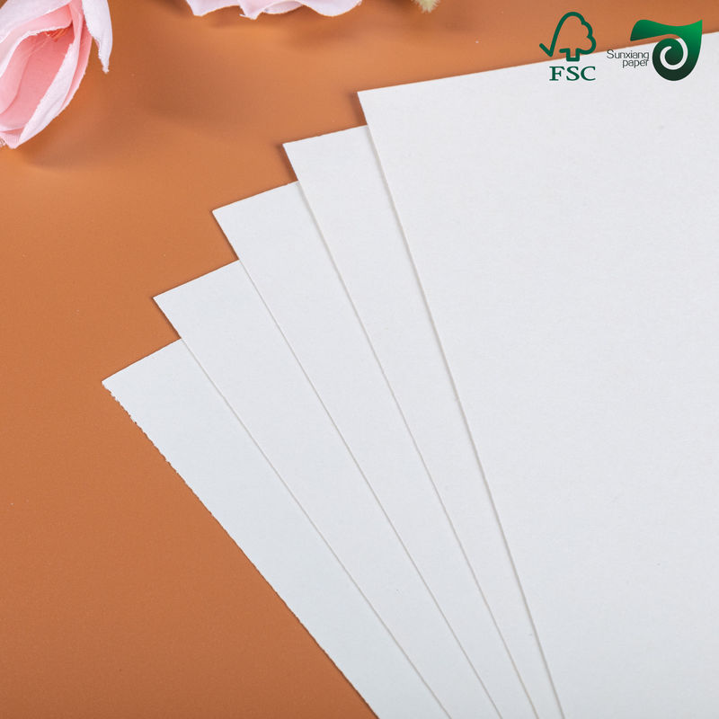 FSC Bright White Uncoated Paper Sheets 200g 250g 300g 350g For Offset Printing