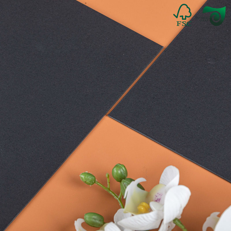 FSC Certified Uncoated Black Kraft Paper 300gsm Ideal For Wine Box Gift Box Packaging