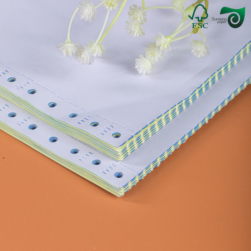 FSC Certified Clean  Hygienic Receipt Blue Carbonless Paper Multiple Colors Available