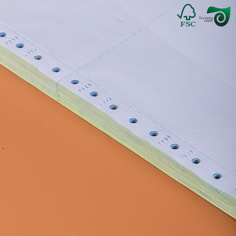 FSC 55gsm  NCR Paper Carbonless Copy Paper With Black Blue Imaging  Various Formats Available