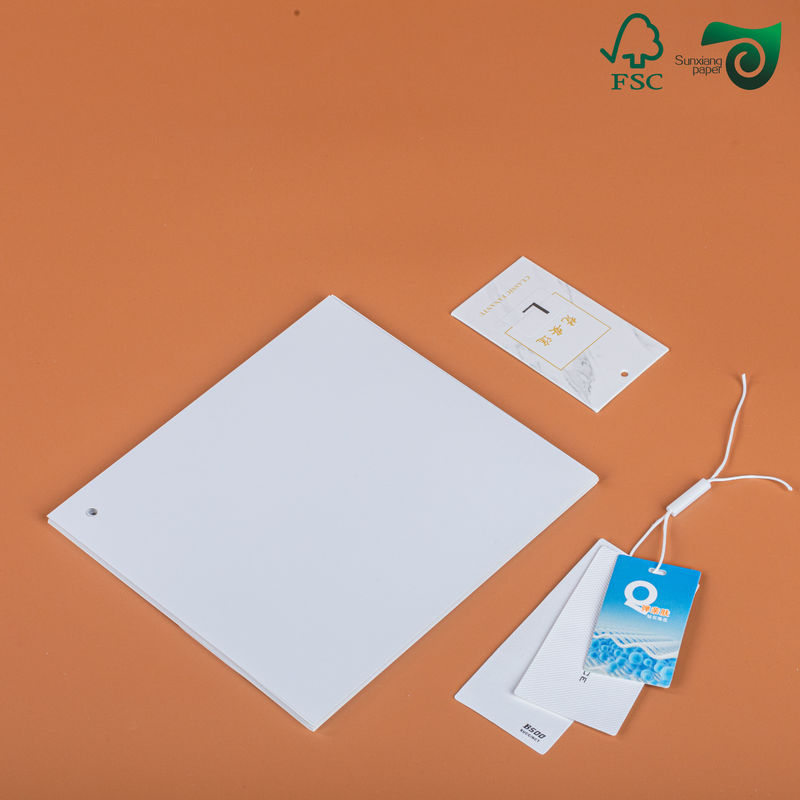 FSC Certified 250gsm C1S Coated One Side Art Board Custom Sizes For Premium Hang Tags