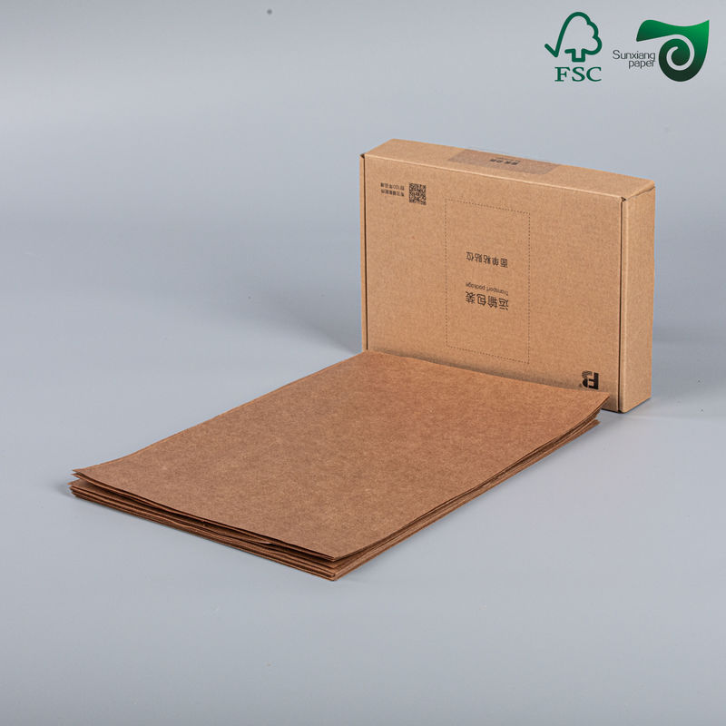 FSC 360gsm Uncoated Recycled Pulp Bobbin Fibre Paper For Tube Rolls Kraft Liner Applications
