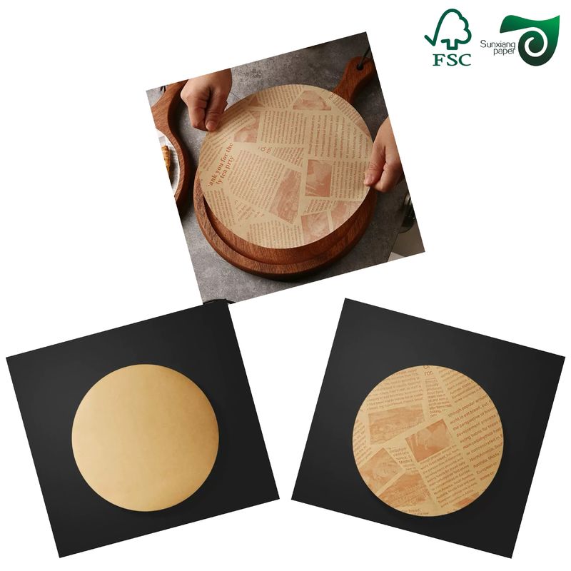 Double Silicone Coated Non-Stick 40GSM Parchment Baking Paper For Barbecue Tray Liners