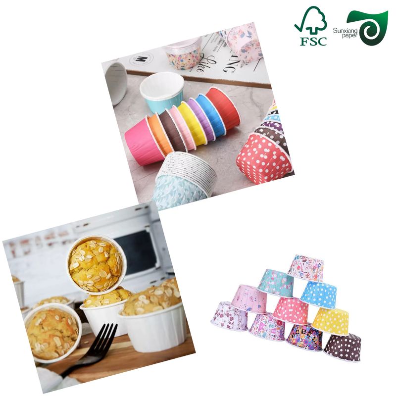 FSC 180gsm Plastic Free Water Based Coated Bakery Paper For Cake Baking Food Packaging