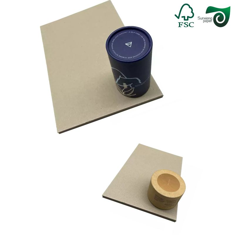 FSC 350gsm 420gsm Grey Chipboard For Paper Tube 1100mm 3'' Core Good Rigidity