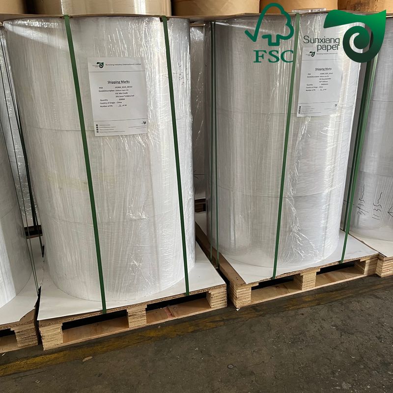 FSC 250g 300g Natural White Bristol Board For Stencils Premium Printing Size 70CM 100cm