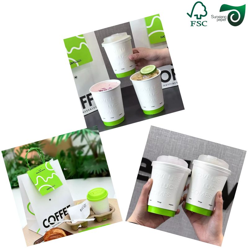 160gsm PE 15gsm Greaseproof PE Laminated Cupstock Paper Roll For Hot Beverage Cups