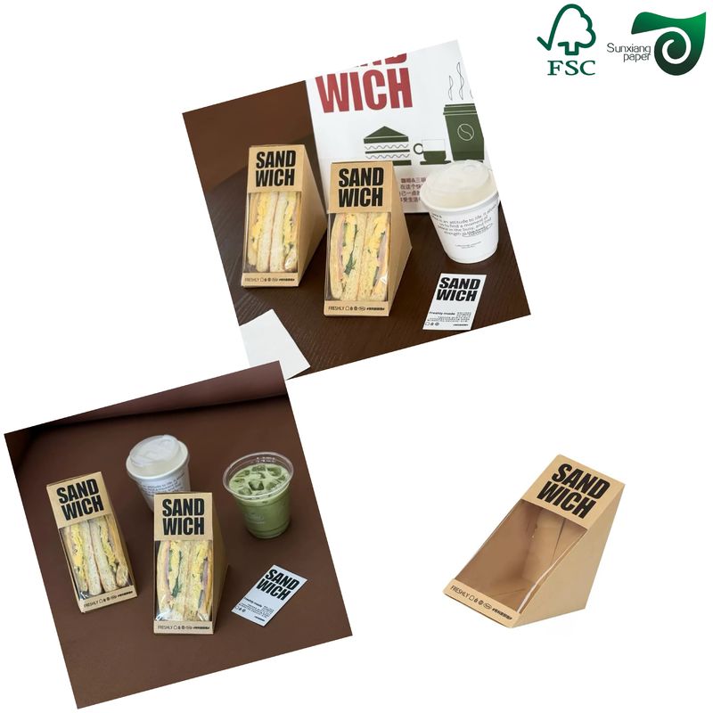 FSC 250gsm 450gsm Brown Food Tray Craft Paperboard For Fast Food Store