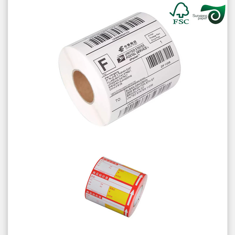 FSC 70gsm 80gsm C1S One Side Coated Paper Good Stiffness for Labels Packaging
