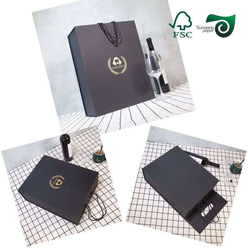 FSC Certified 400gsm Uncoated Solid Black Virgin Pulp Paper  Ideal For Premium Product Boxes