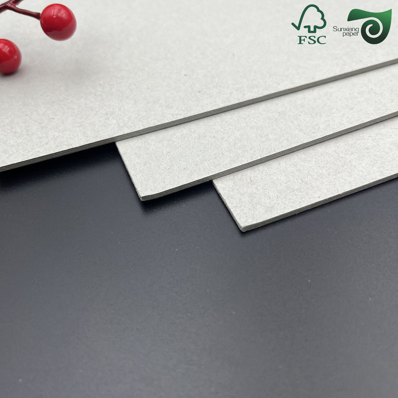 FSC 3mm 3000 Micron Rigid Grey Craft Cardboard Uncoated For Frame Backing Binders Packaging