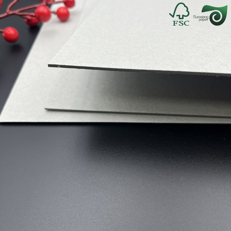 FSC 3mm 3000 Micron Rigid Grey Craft Cardboard With A Smooth Surface Suitable For Packaging