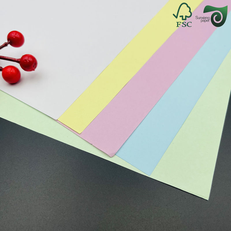 3 Ply NCR Carbonless Copy Paper CB CFB CF 48gsm Blue Black Image FSC Certified Virgin Pulp