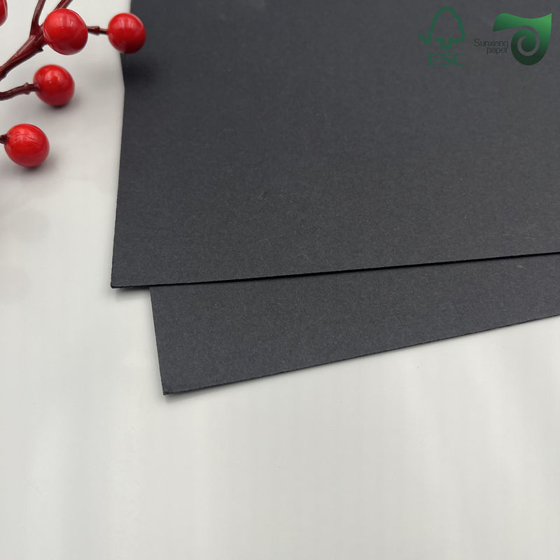 FSC 1.5mm High Thickness Double Side Black Cardboard Ideal For Photo Album Pages
