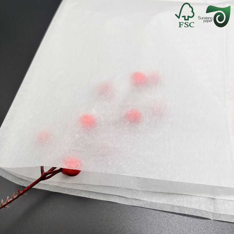 FSC 4 6 Pieces Of 38gsm  40 GSM Greaseproof Paper  350mm  450mm  For Lunch Wrapping