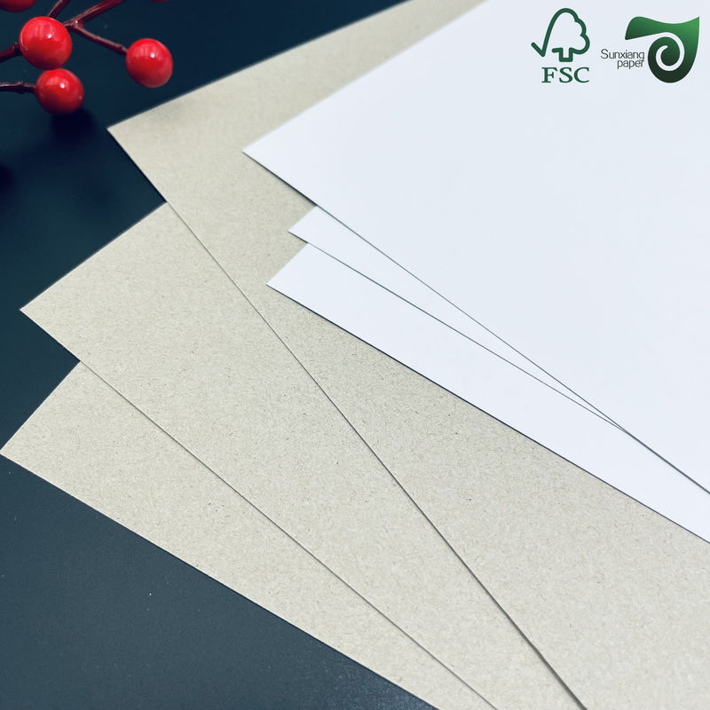FSC 400gsm C1S Clay Coated Paper With Grey Back 22"   24"  Premium Packaging Paper