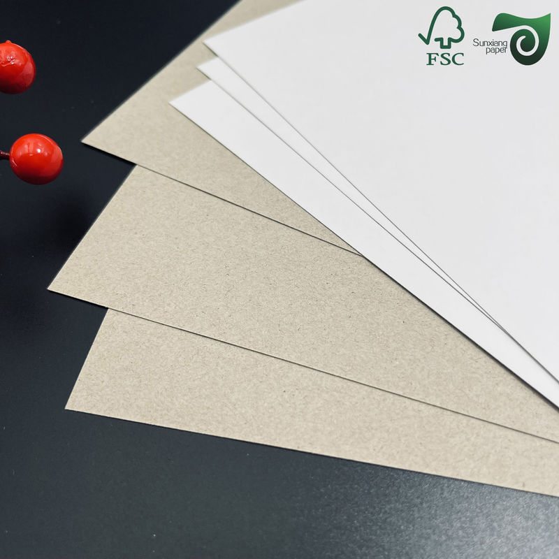 FSC Printable Hard Fold Duplex Board  200g 230g Grey Back For Notebook Covers