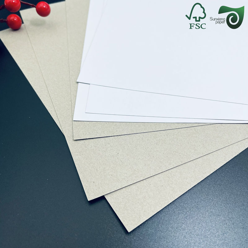 FSC 400gsm Two Ply Grey Back White Board Is A High Performance Packaging